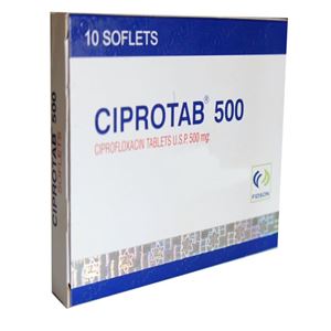 CIPROTAB TABLET 500MG BY 10 Picture